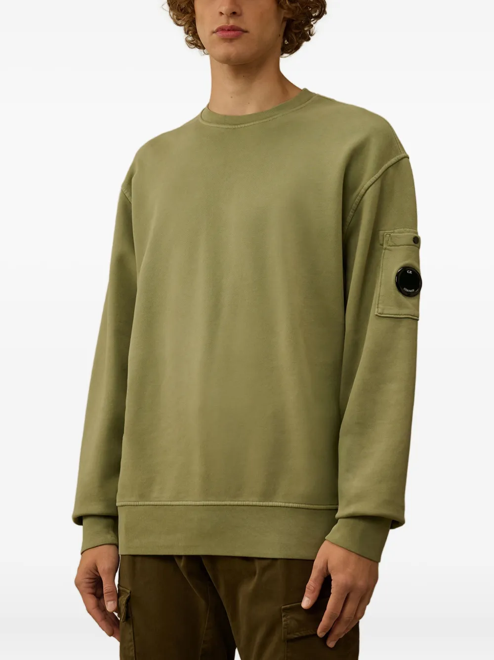 C.P. Company Sweater met ronde hals Groen