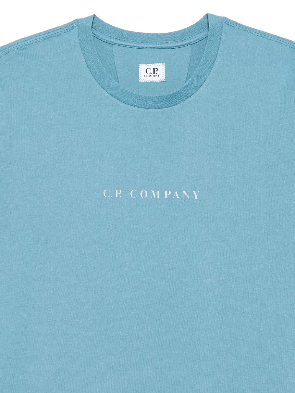 C.P. Company Katoenen T-shirt met logoprint Blauw