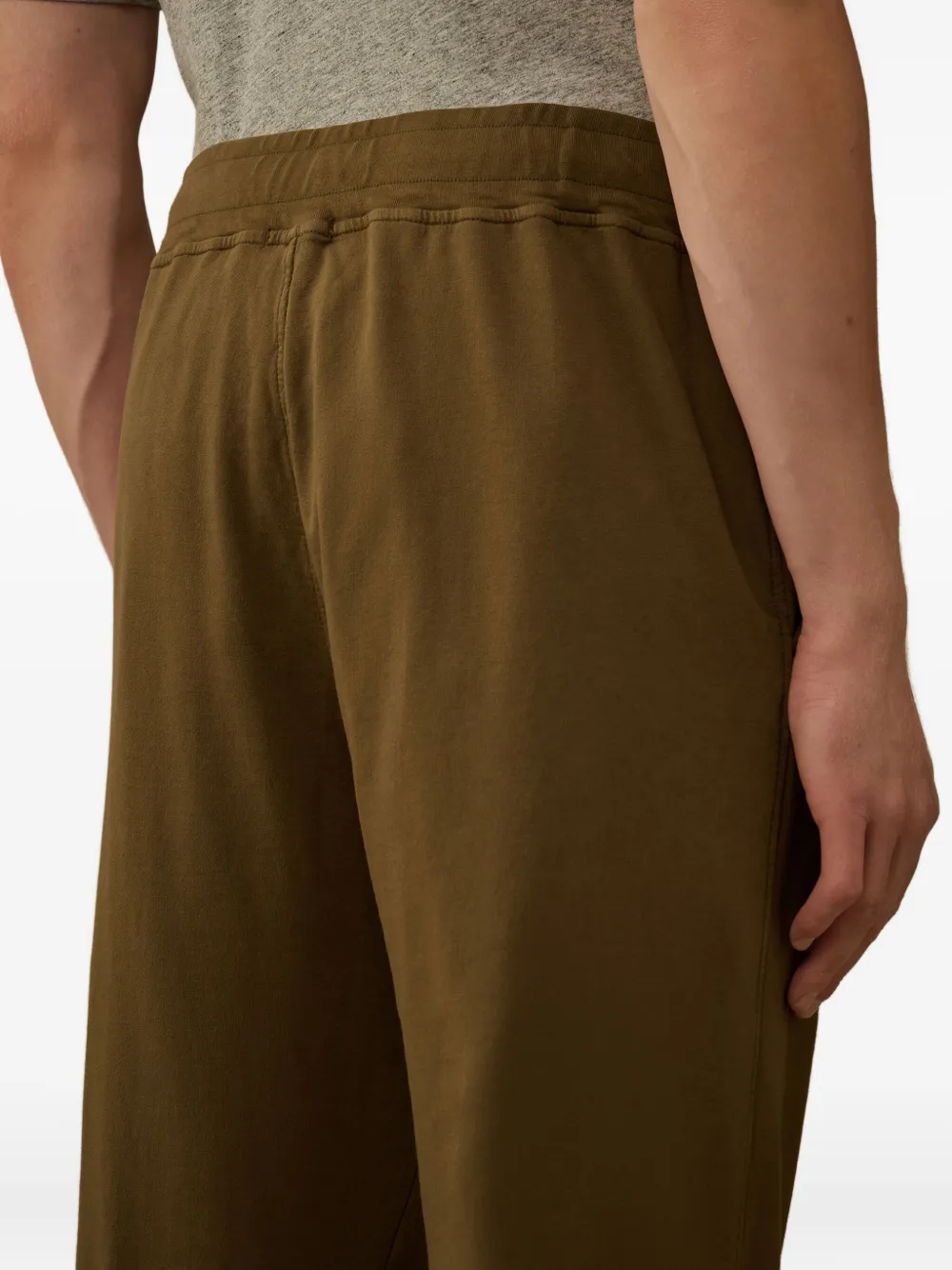 C.P. Company Broek met trekkoord en zakdetail Bruin