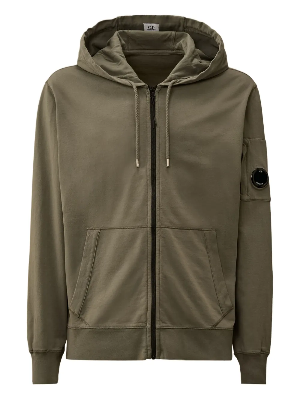 C.P. Company Hoodie met rits Grijs