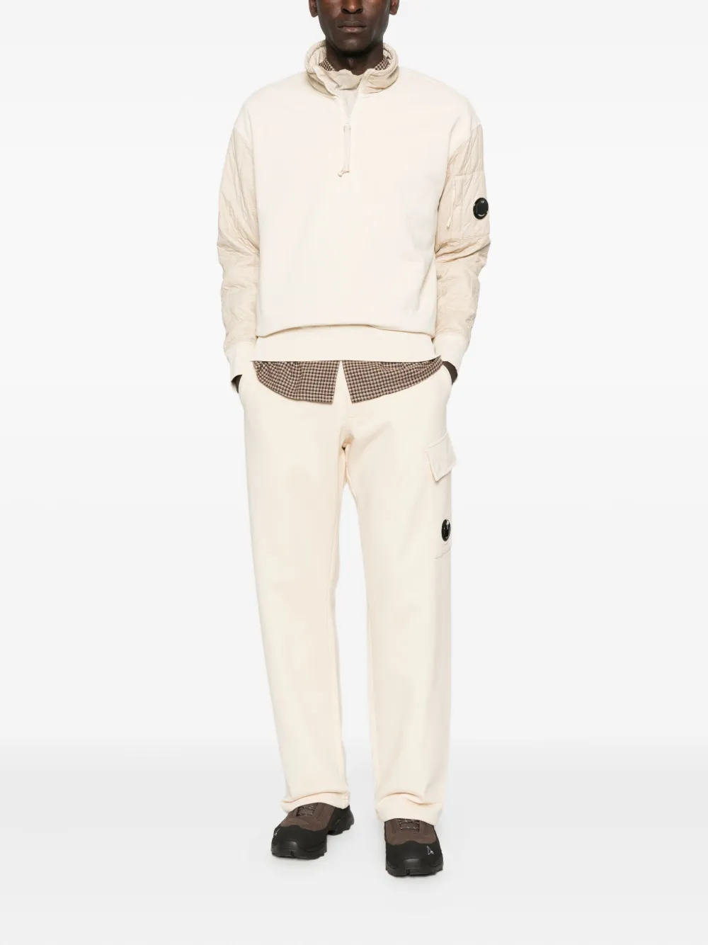 C.P. Company Broek met zakdetail - Beige