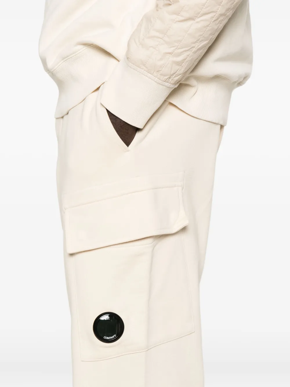 C.P. Company Broek met zakdetail Beige
