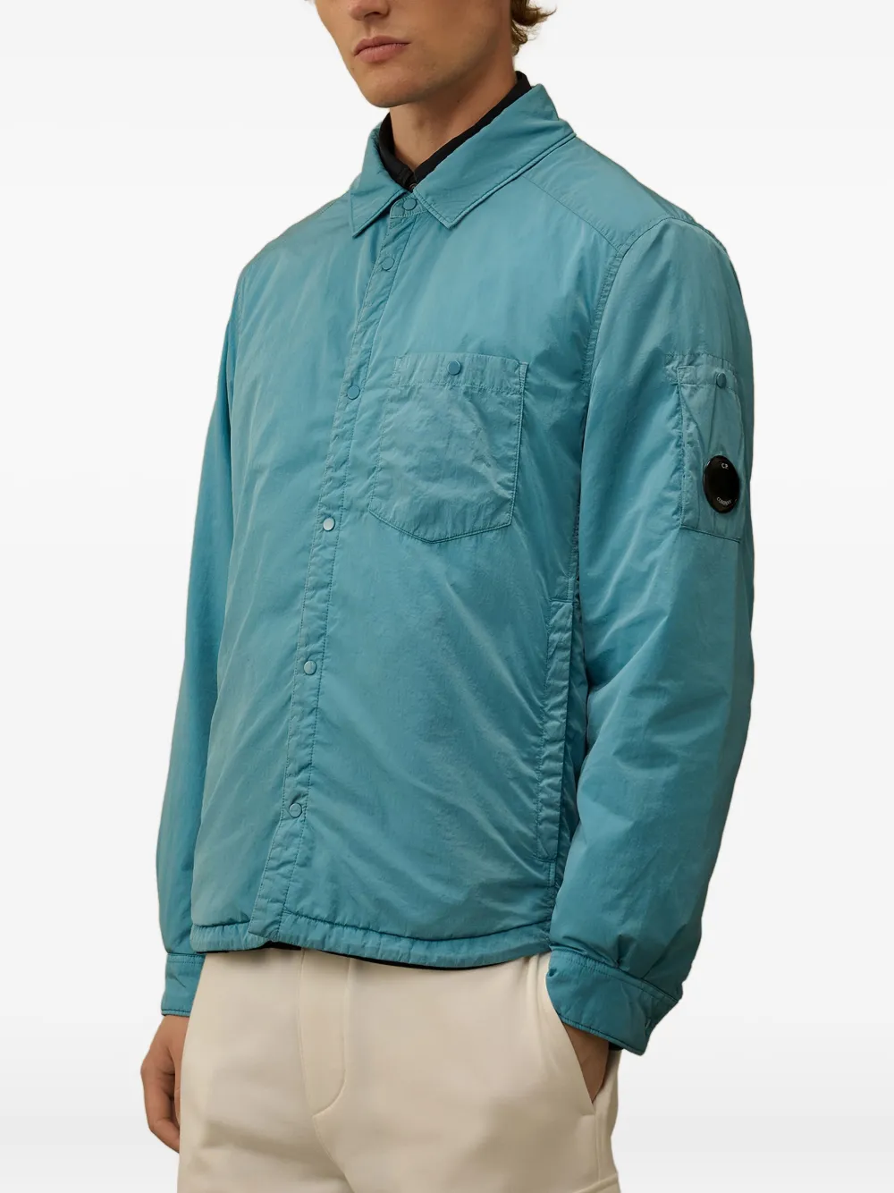 C.P. Company Shirtjack met zakdetail Blauw