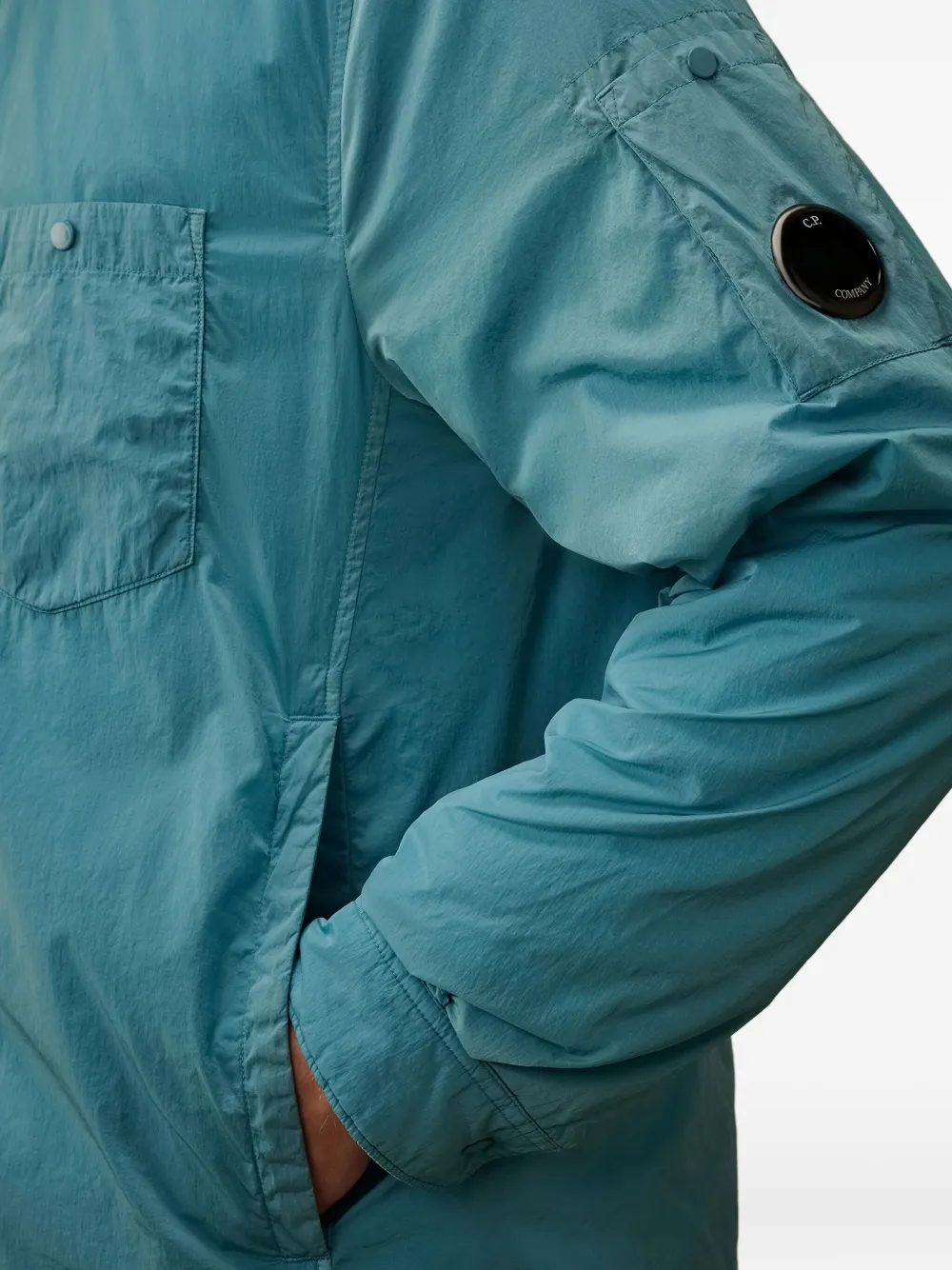 C.P. Company Shirtjack met zakdetail Blauw