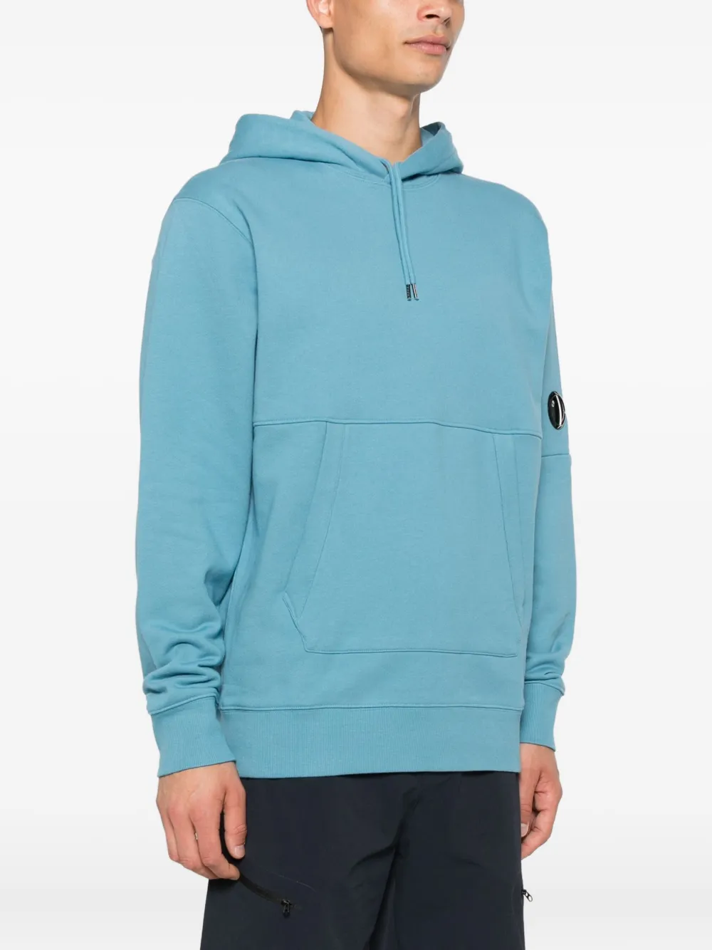 C.P. Company Hoodie met logoprint Blauw