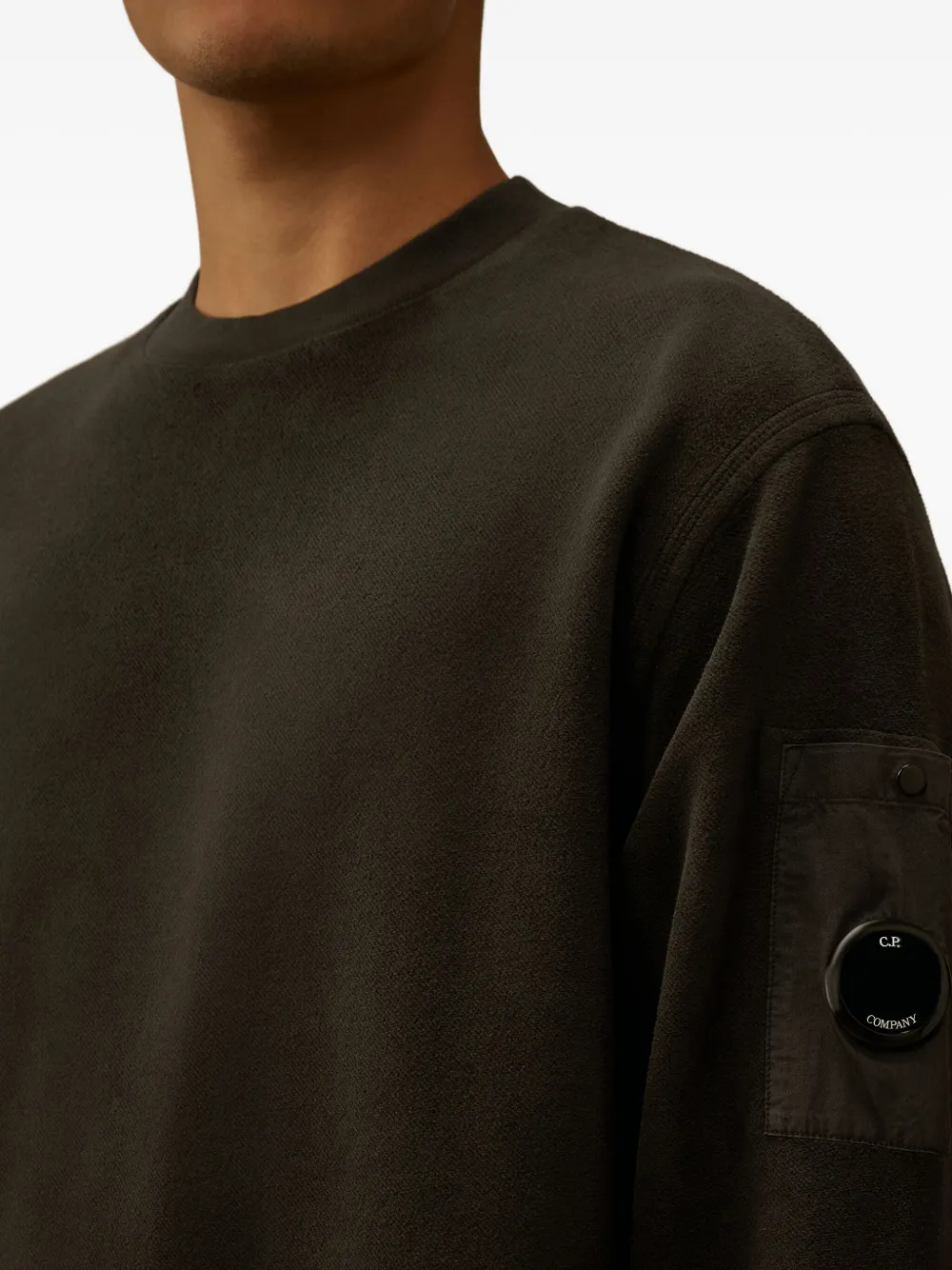 C.P. Company Sweater met Lens-zak Groen