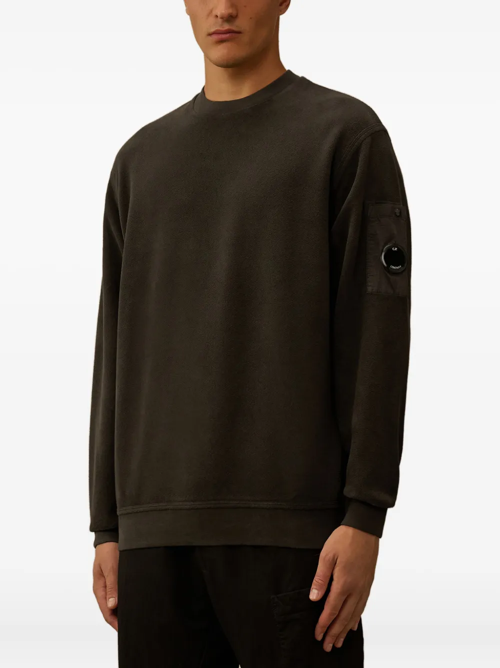 C.P. Company Sweater met Lens-zak Groen