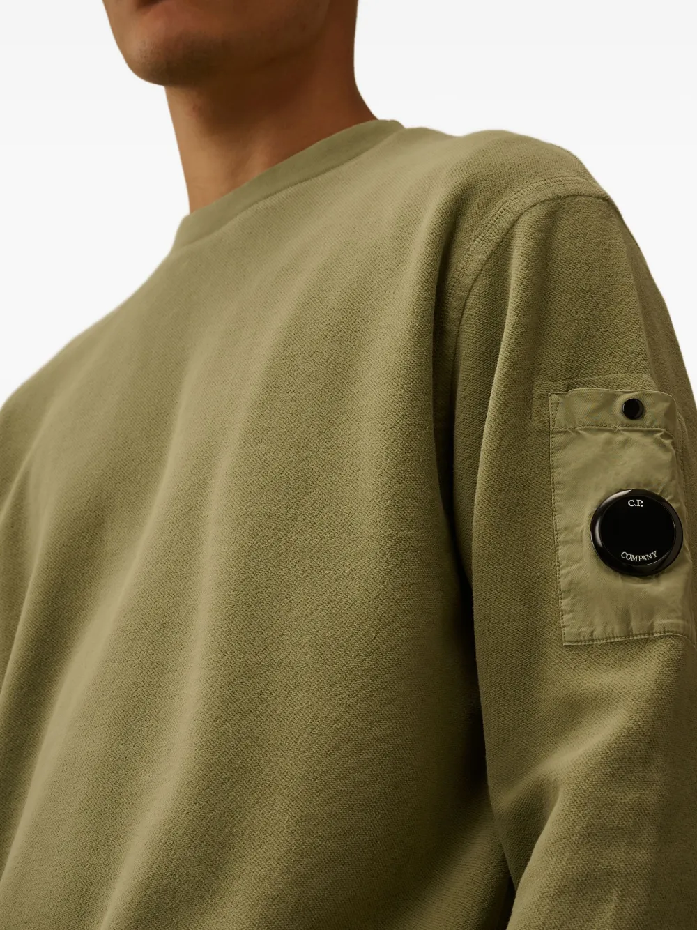 C.P. Company Sweater met ronde hals Groen