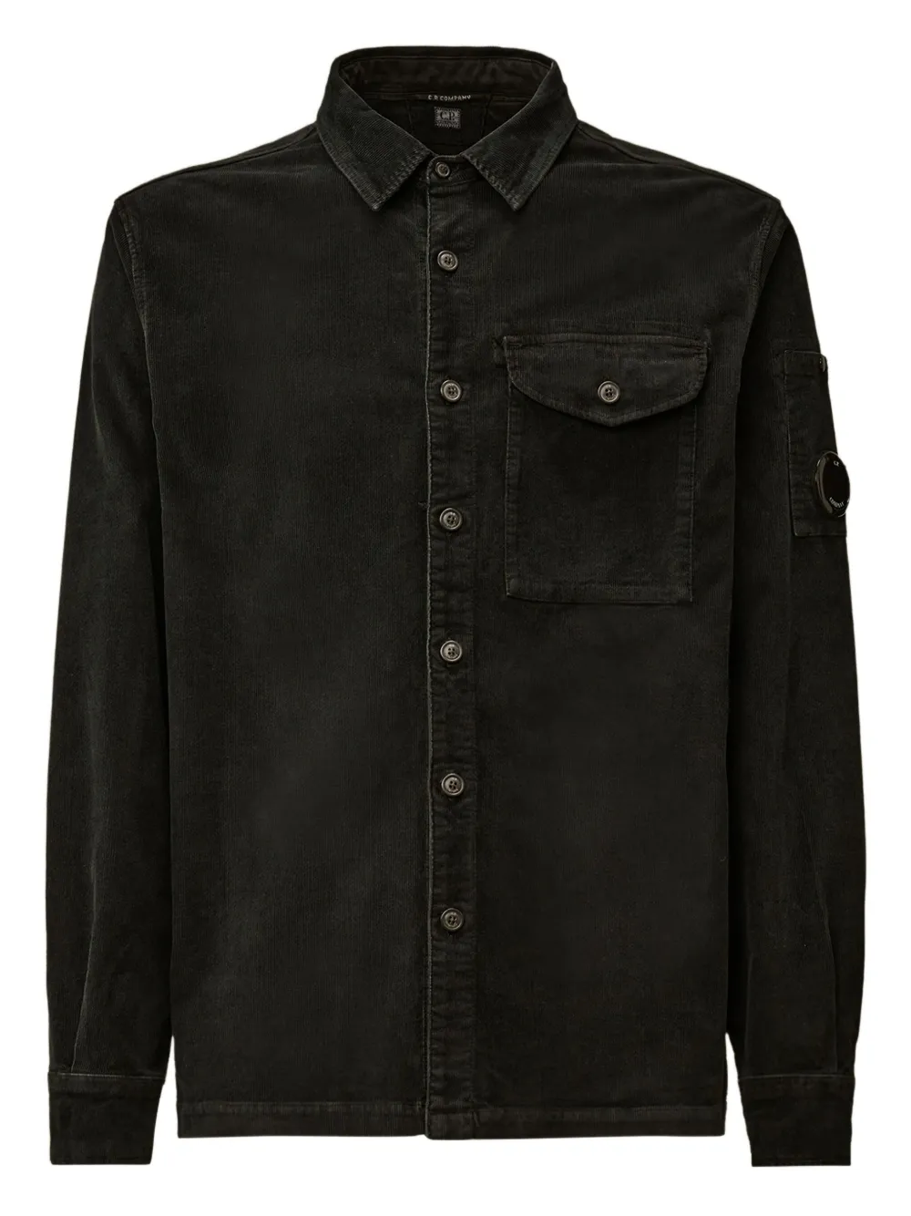C.P. Company corduroy pocket shirt Zwart