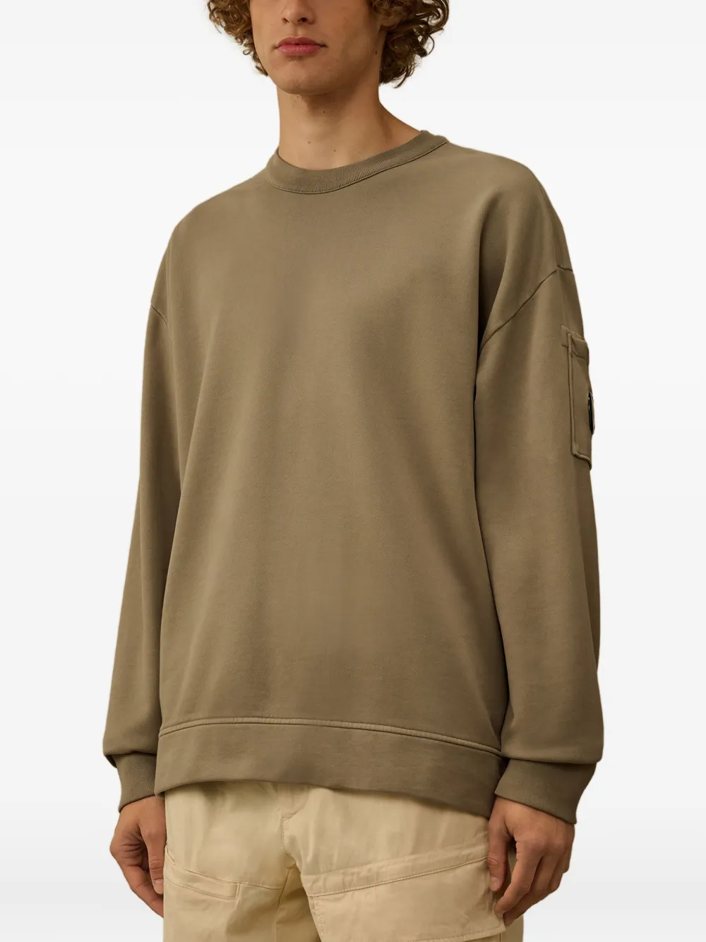 C.P. Company Sweater met ronde hals Bruin