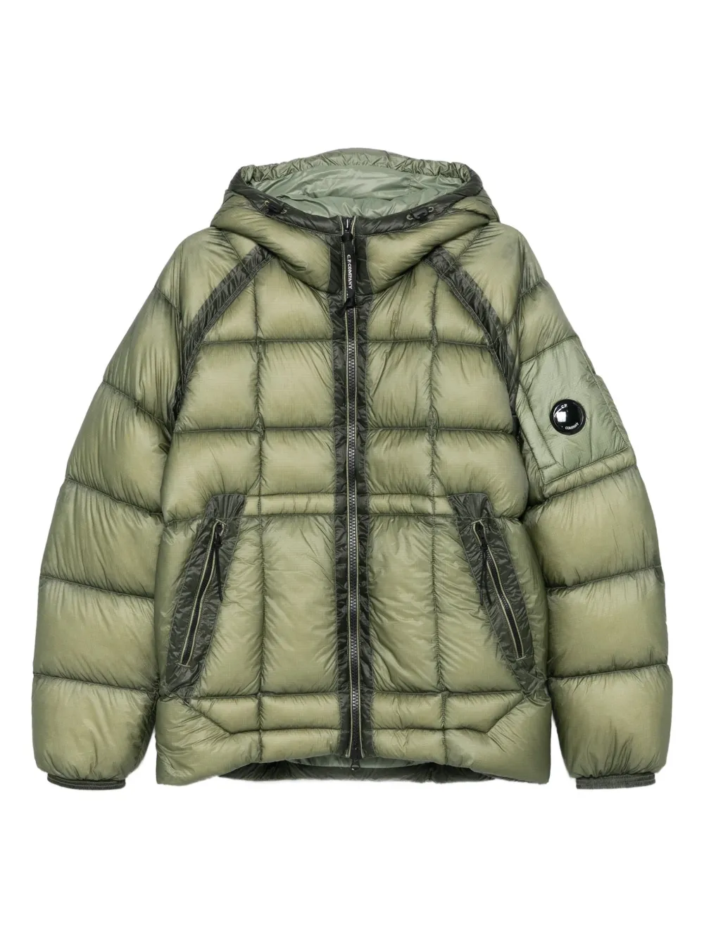 C.P. Company Lens-detail hooded jacket | Green | Image 1