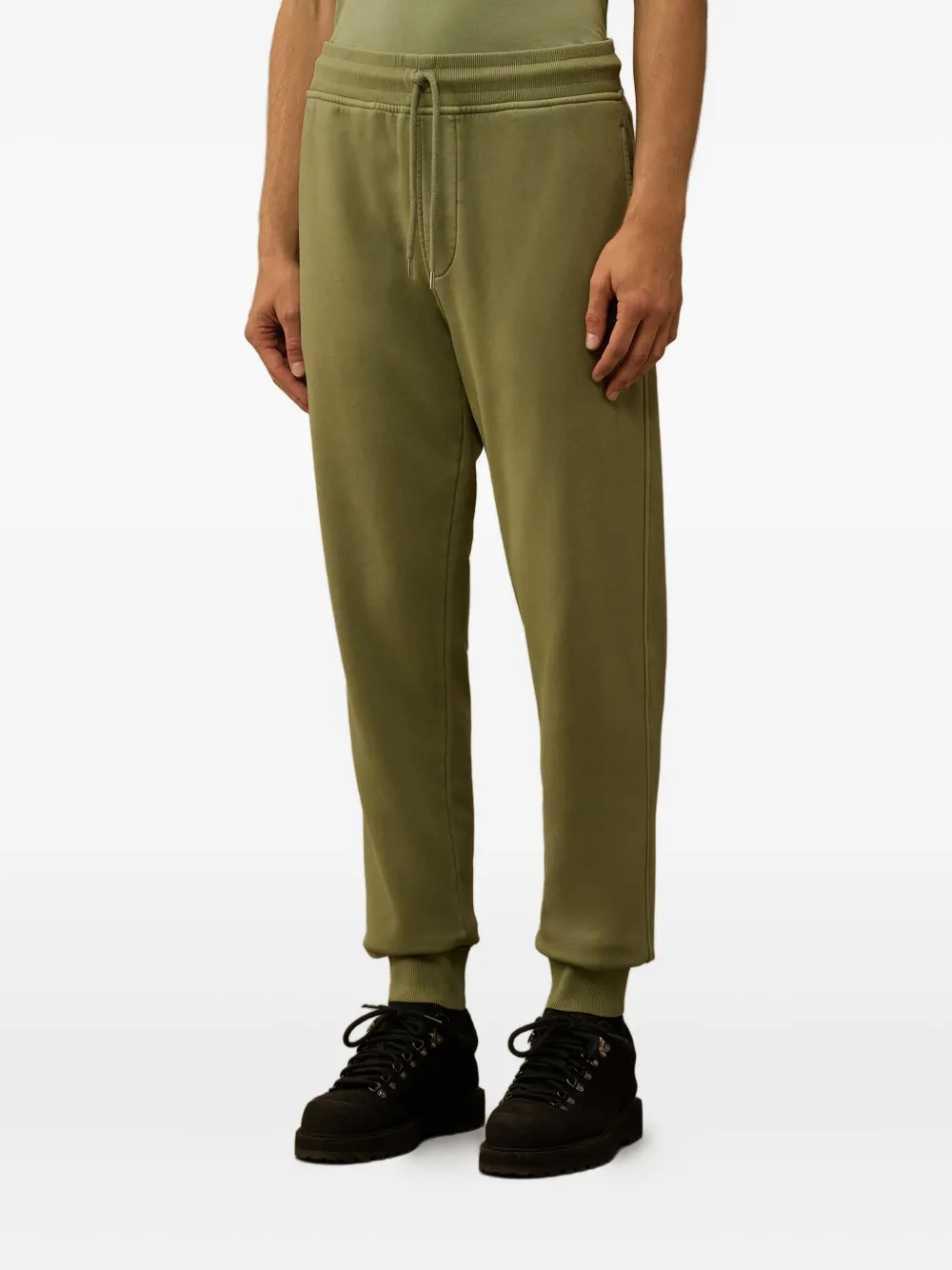 C.P. Company drawstring-cuffed track pants Groen