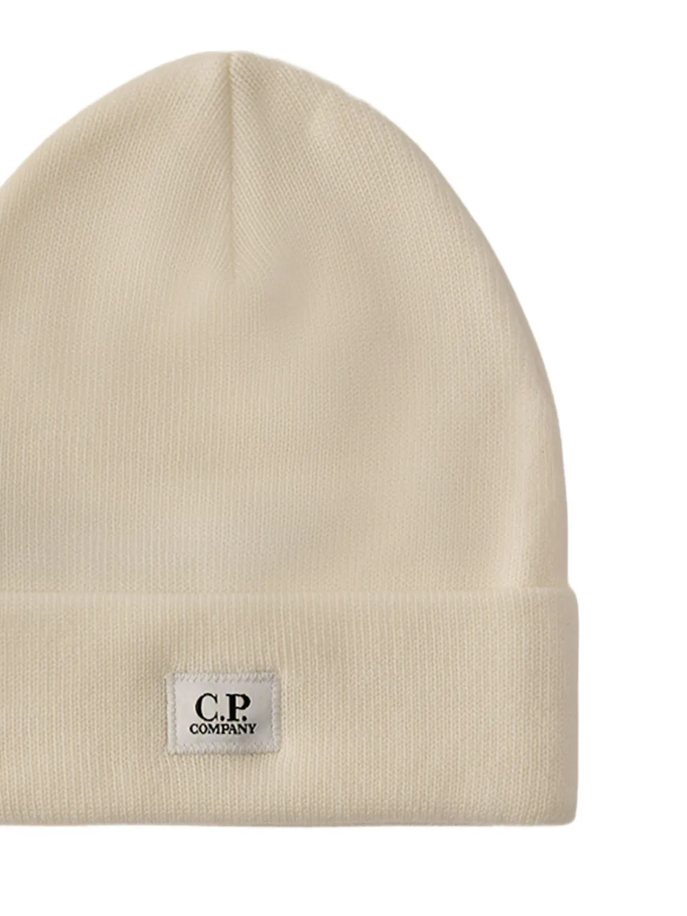 C.P. Company logo-patch beanie hat | Image 2