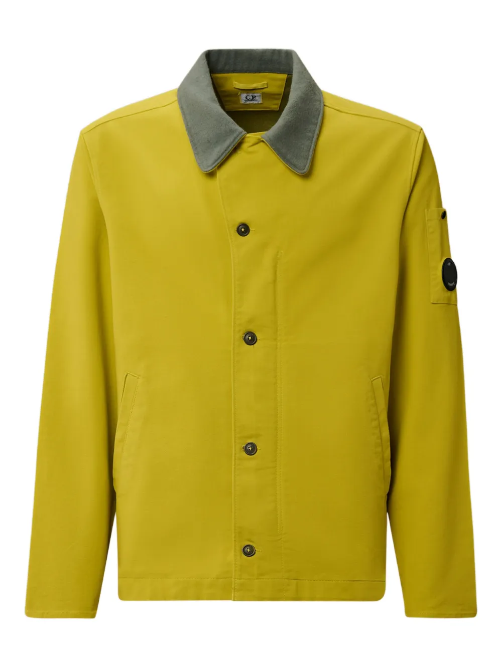 C.P. Company レンズディテール オーバーシャツ - イエロー C.P. Company レンズディテール オーバーシャツ - イエロー