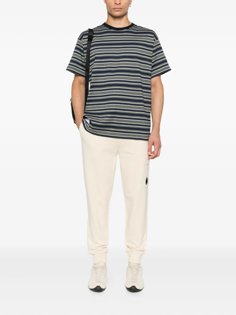 C.P. Company Broek met zak en Lens-detail - Beige
