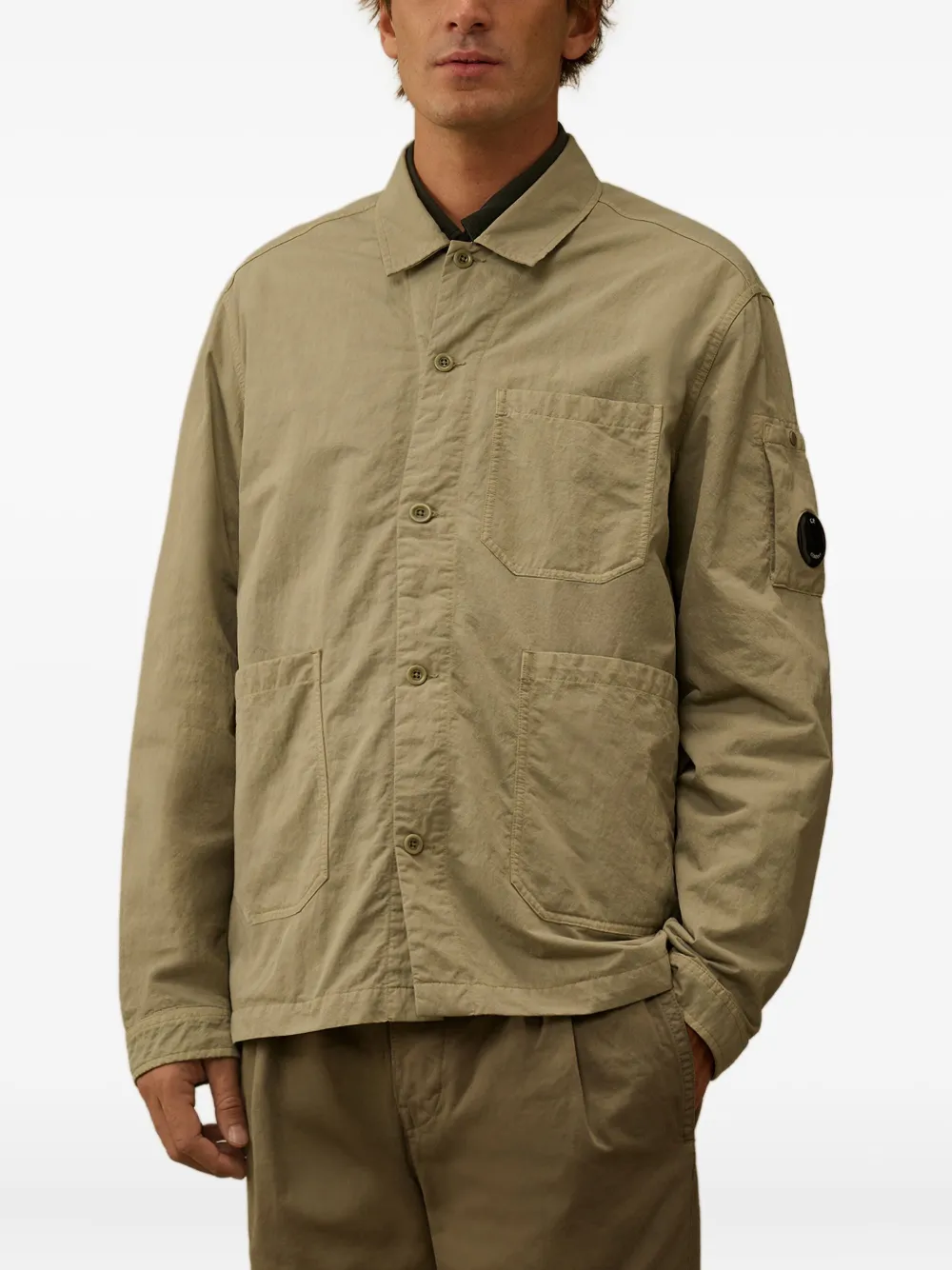 C.P. Company Lens-details shirtjack Grijs