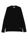 C.P. Company crew-neck wool-silk blend sweater - Black