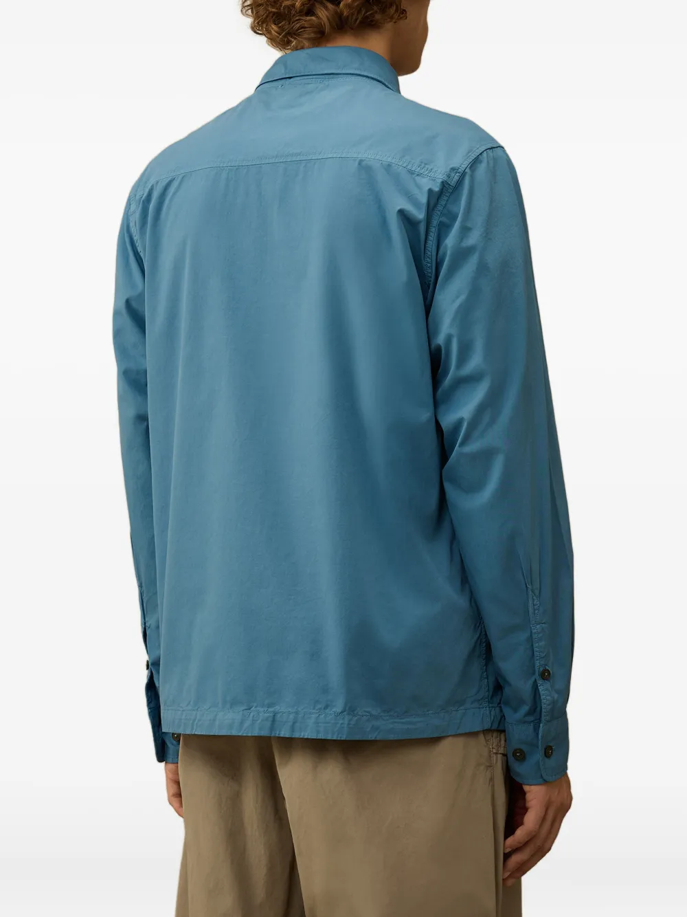 C.P. Company Shirtjack met ritszak Blauw