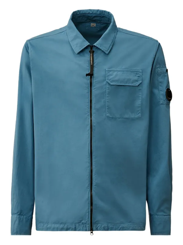 Company Pocket zip-fastening Shirt Jacket Blue FARFETCH PH