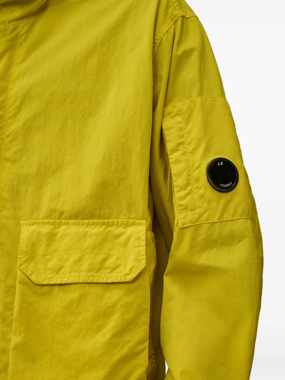 C.P. Company hooded pocket jacket Geel