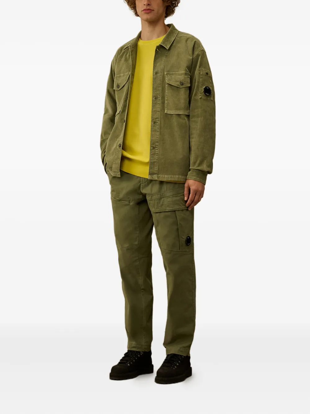 C.P. Company Sateen cargo pants Groen