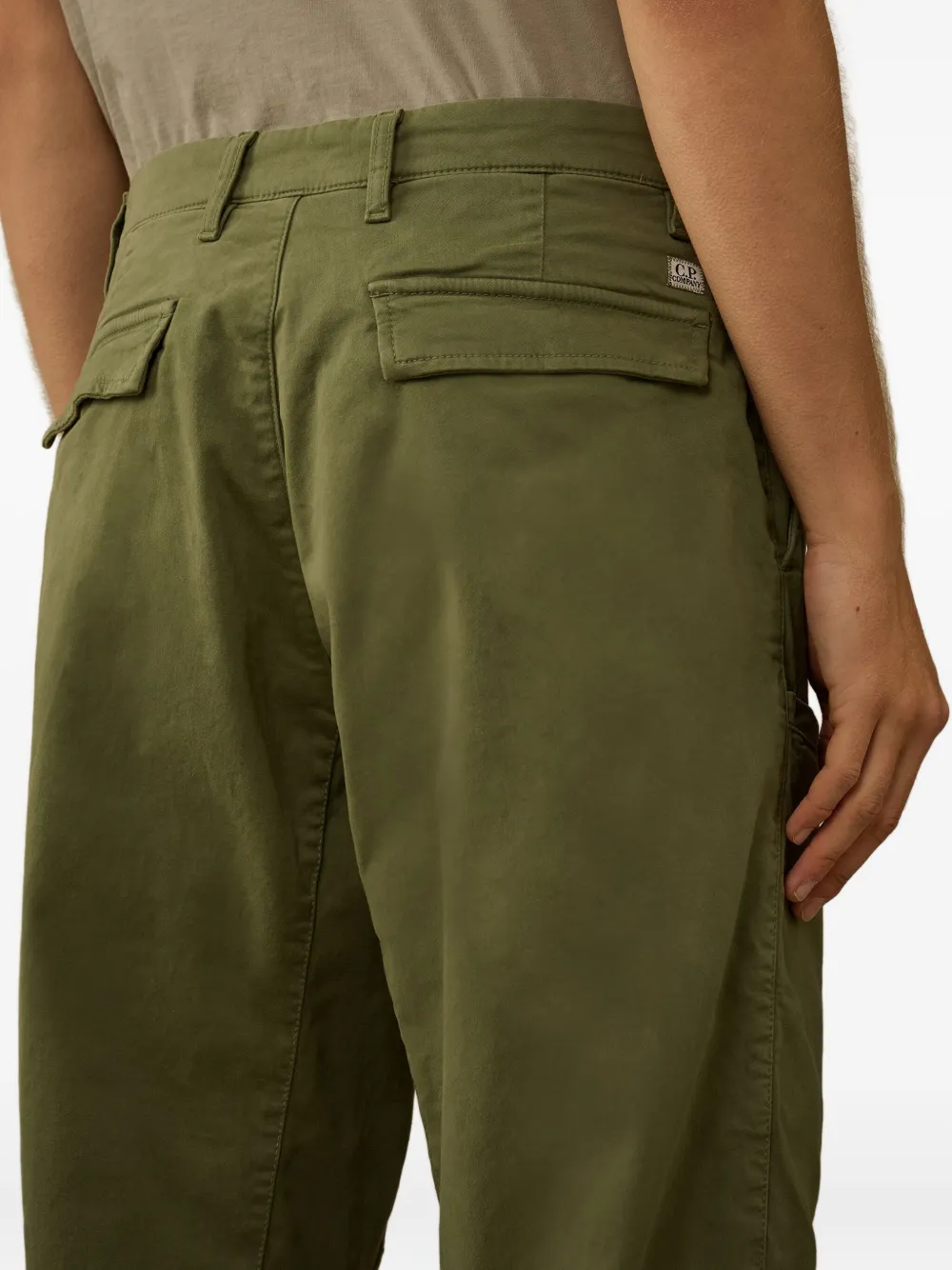 C.P. Company Sateen cargo pants Groen