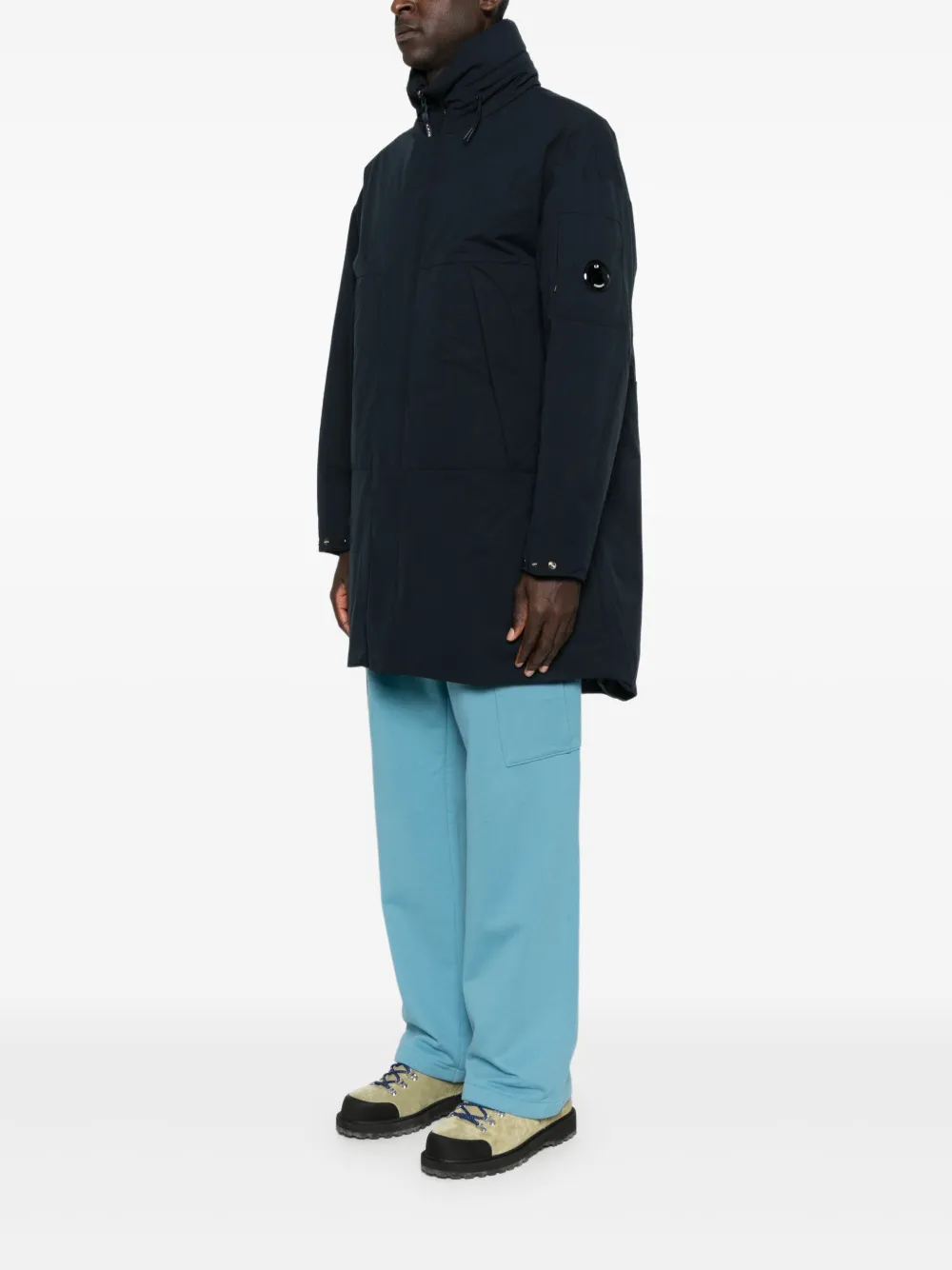 C.P. Company Jack met geplooid vlak Blauw