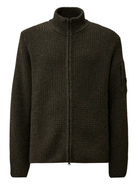 C.P. Company high-neck zip-up cardigan