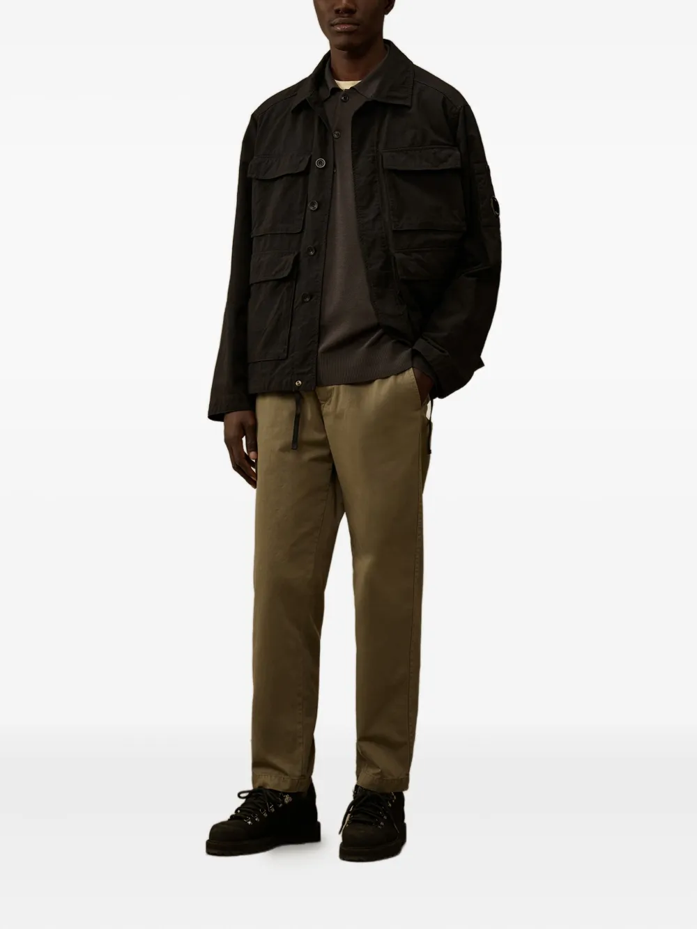 C.P. Company cotton twill trousers - Grijs