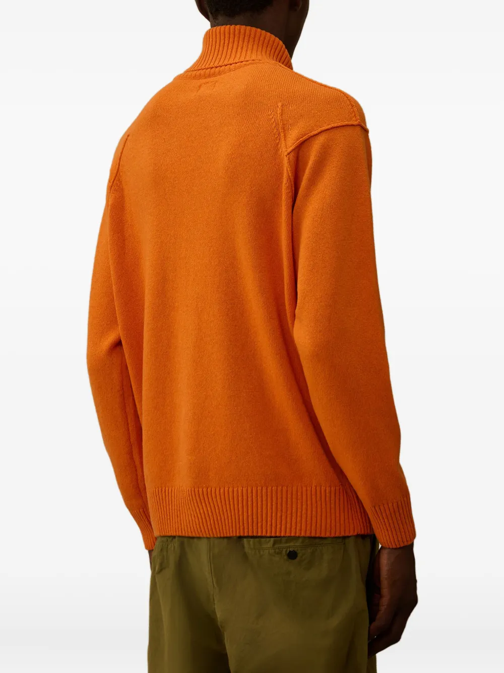 C.p. Company Turtleneck Sweater In Orange