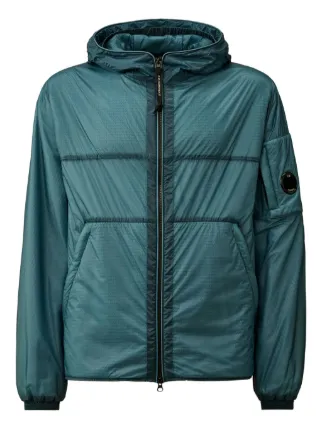 C.P. Company フーデッド キルティングジャケット | ブルー | FARFETCH JP