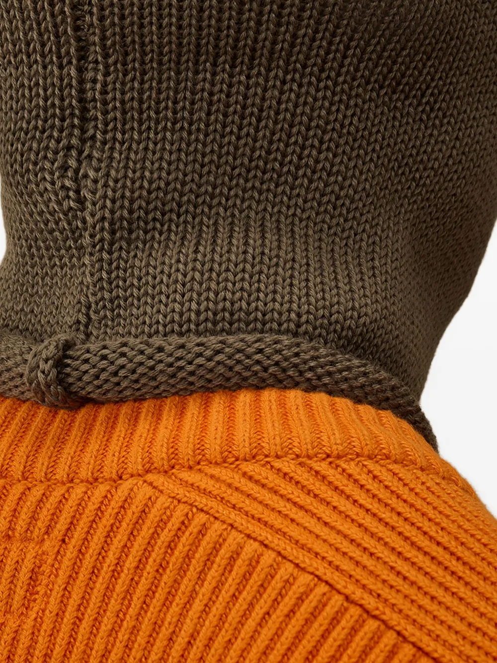 C.p. Company Merino Wool Balaclava Goggle Lenses In Green
