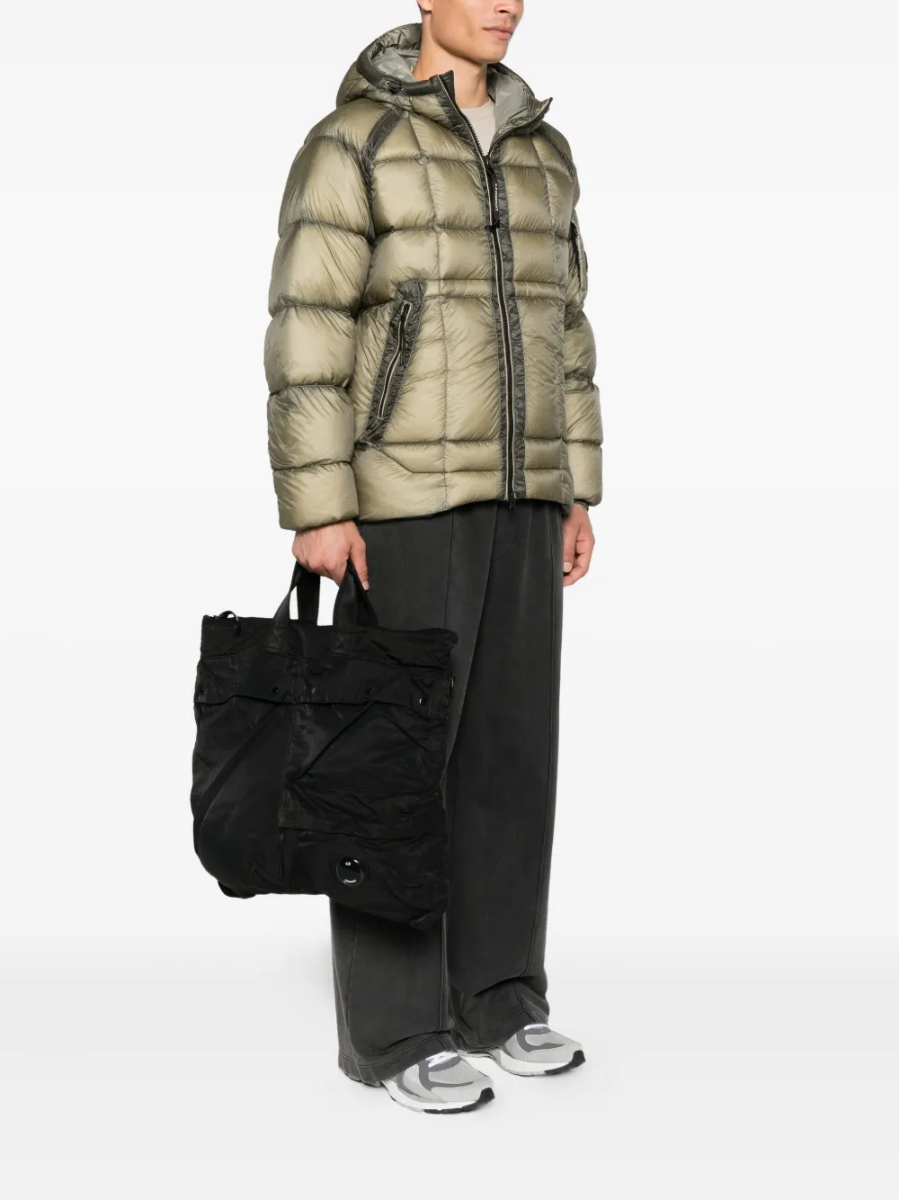C.P. Company Shopper met zakdetail Zwart