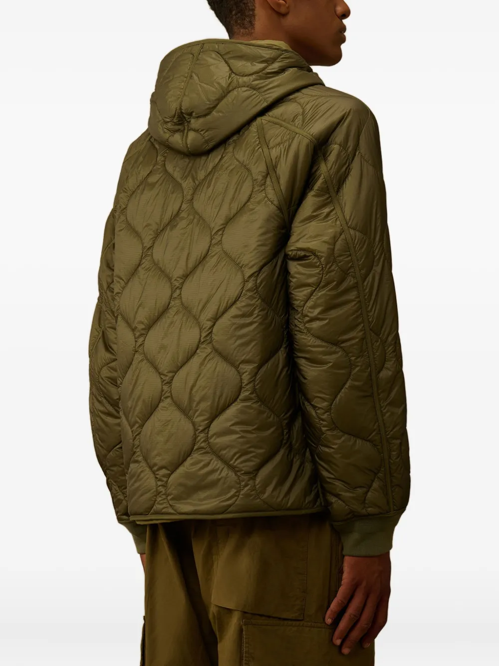 C.P. Company quilted jacket Groen