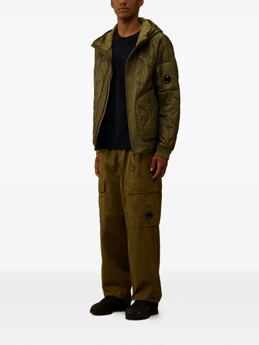 C.P. Company quilted jacket Groen