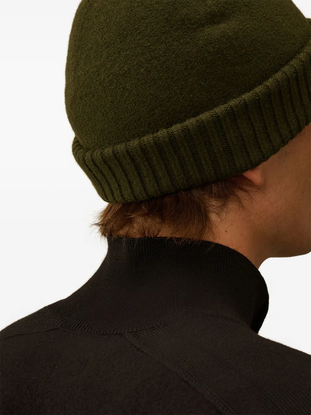 C.P. Company logo-patch wool beanie | Image 2