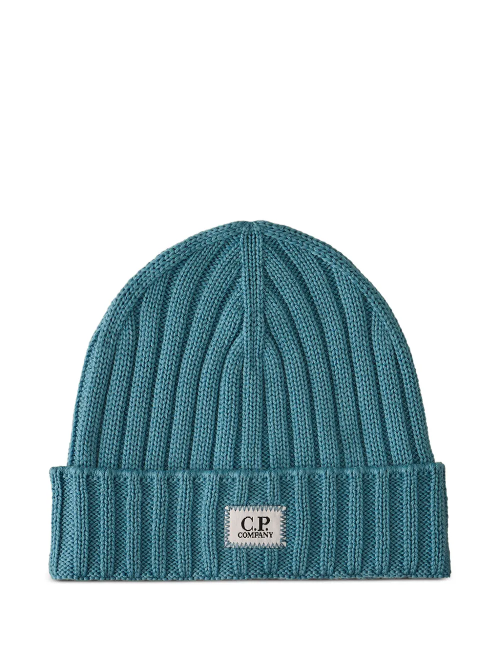 C.P. Company ribbed-wool beanie hat | Blue | Image 1