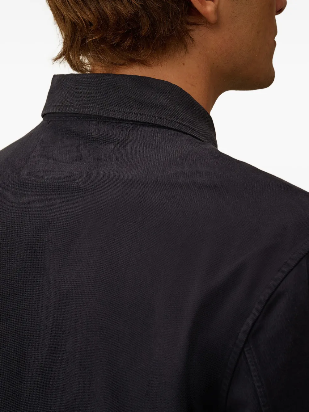 C.P. Company Lens-details shirtjack Blauw