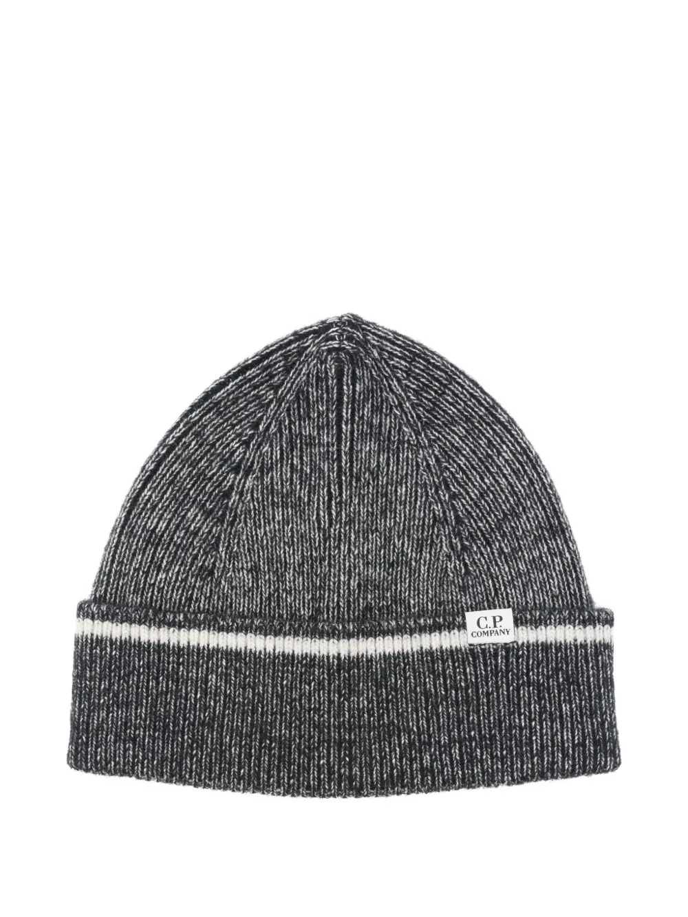C.P. Company logo-detail beanie | Black | Image 1