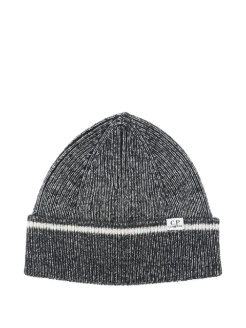 C.P. Company logo-detail beanie