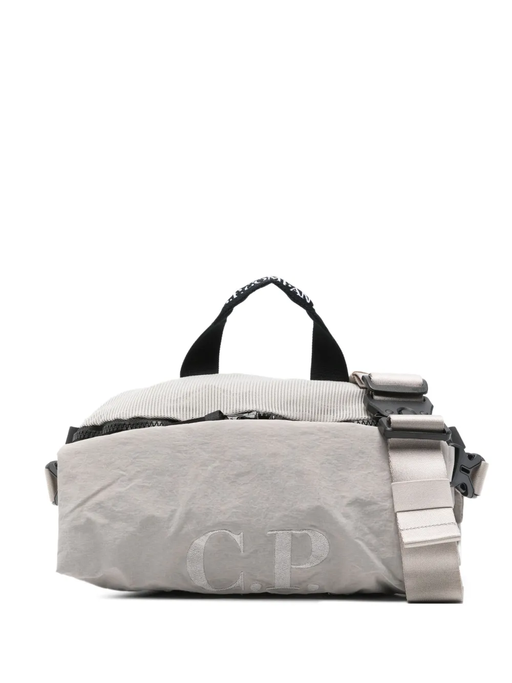 C.P. Company logo-embroidered belt bag | Grey | Image 1