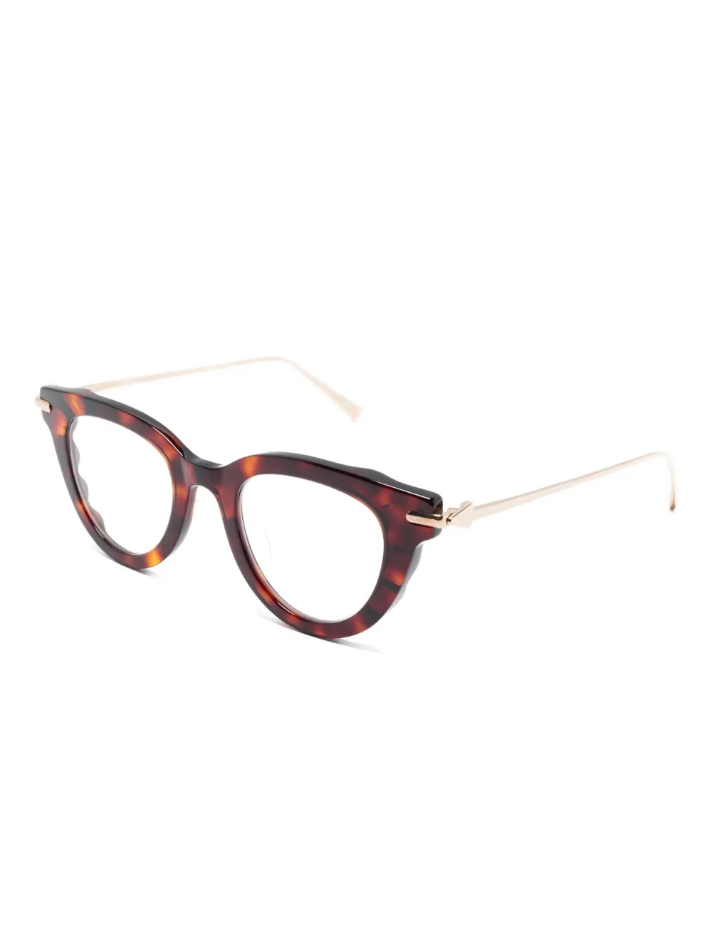 Megane and Me Tess zonnebril met cat-eye montuur Bruin