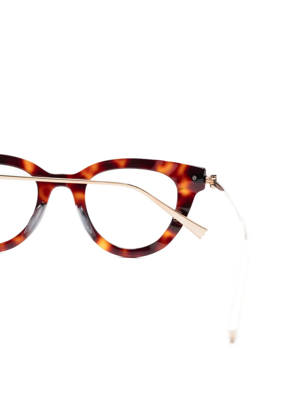 Megane and Me Tess zonnebril met cat-eye montuur Bruin