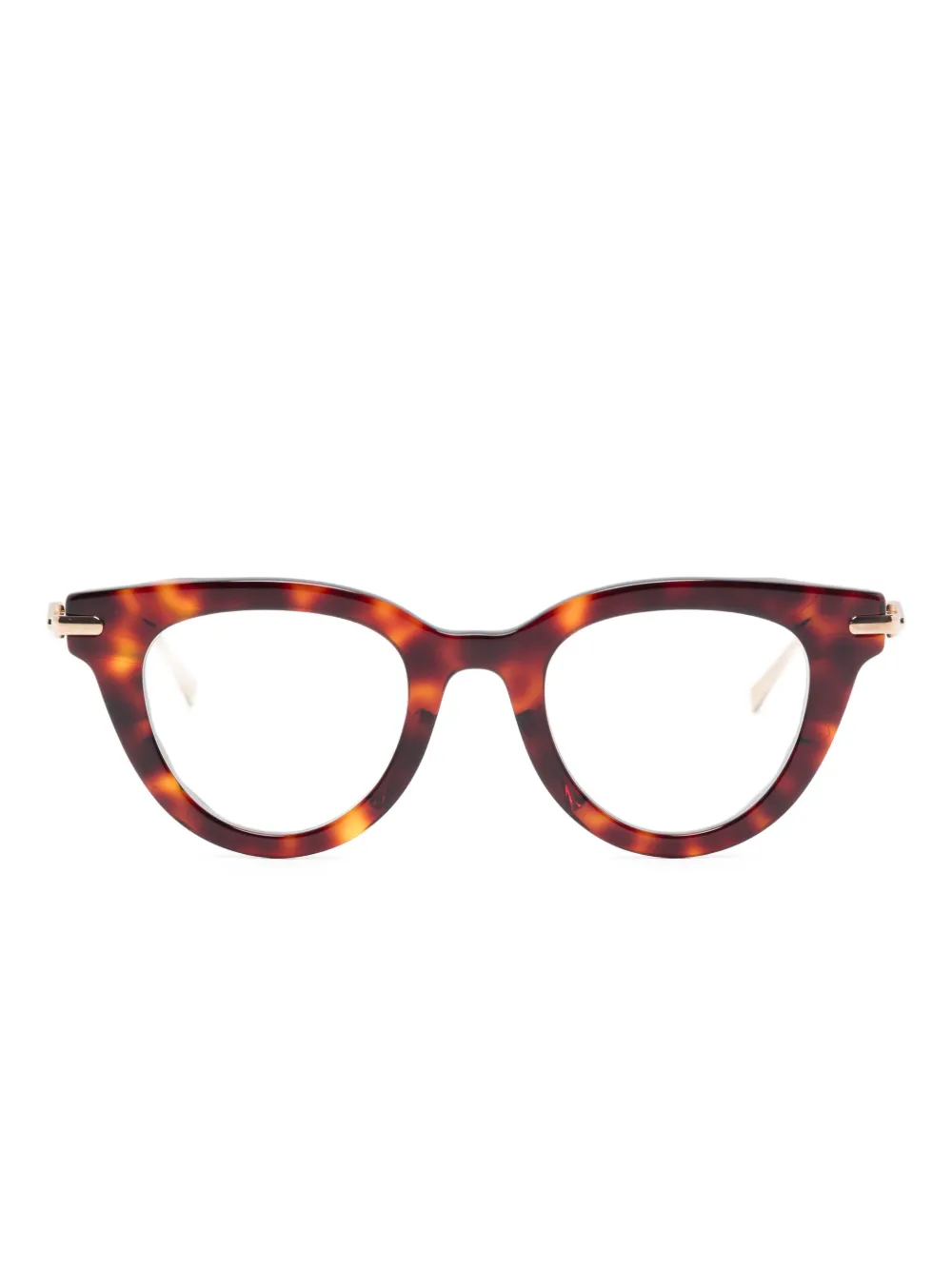 Megane and Me Tess zonnebril met cat-eye montuur Bruin