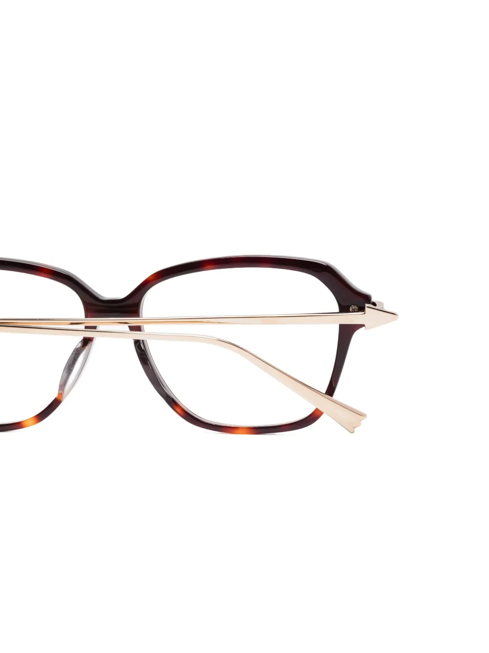  Megane And Me Gafas Unity Con Montura Rectangular - Dorado 