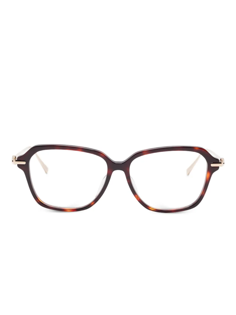 Megane and Me Unity rectangle-frame glasses - Oro