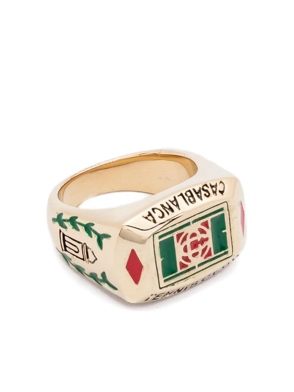 Casablanca Tennis Club Signet Ring
