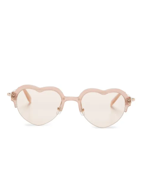 Megane and Me Carrie heart-shaped sunglasses