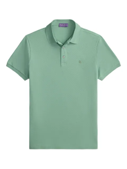 Ralph Lauren Purple Label playera tipo polo con logo bordado