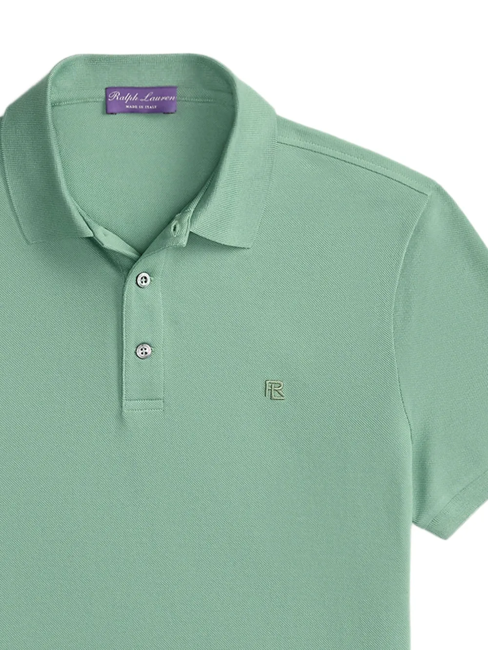 Ralph Lauren Purple Label Poloshirt met geborduurd logo Groen